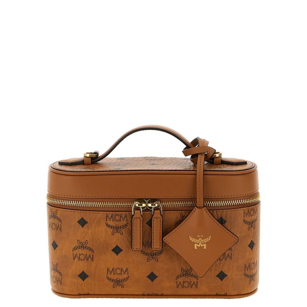 MCM Brown Polyethylene Crossbody Women's Bag